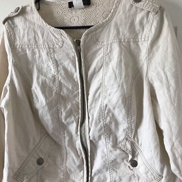 Level eight plus linen cotton blend jacket - Picture 5 of 6